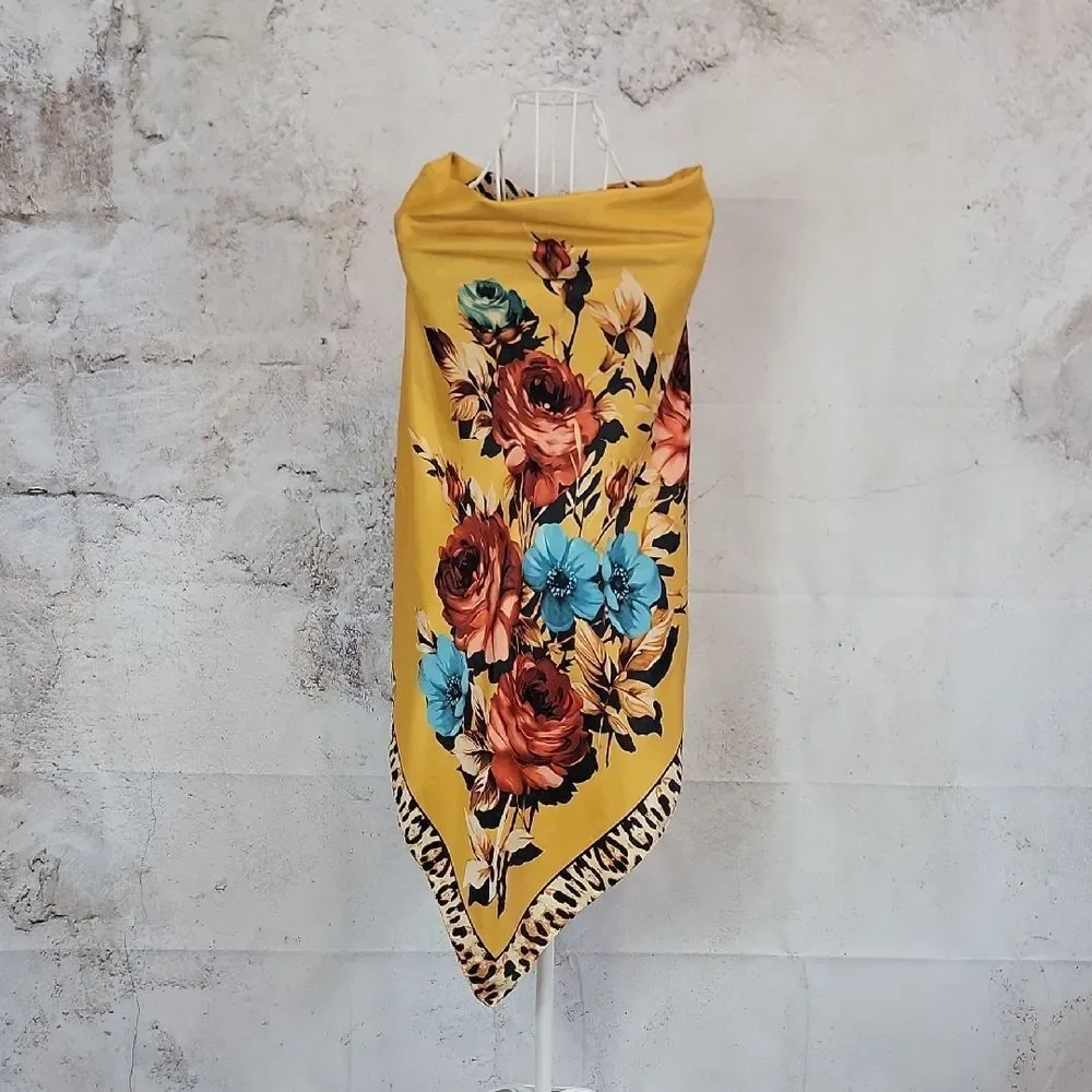 Unbranded Scarf Satin Polyester 35